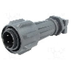 Conector circular, tata, 4 pini, BULGIN - EXP-A911/04/P