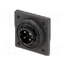 Conector circular, tata, 4 pini, BULGIN - PX0766/P