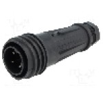 Conector circular, tata, 4 pini, BULGIN - PX0921/04/P Conector circular, tata, 4 pini, BULGIN - PX0921/04/P