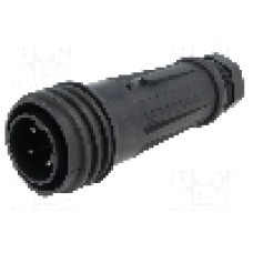 Conector circular, tata, 4 pini, BULGIN - PX0921/04/P