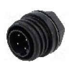 Conector circular, tata, 4 pini, BULGIN - PX0931/04/P