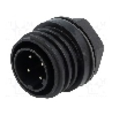 Conector circular, tata, 4 pini, BULGIN - PX0931/04/P