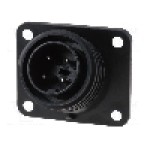 Conector circular, tata, 4 pini, BULGIN - PX0941/04/P Conector circular, tata, 4 pini, BULGIN - PX0941/04/P