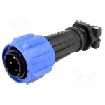 Conector circular, tata, 4 pini, BULGIN - PXA911/04/P Conector circular, tata, 4 pini, BULGIN - PXA911/04/P