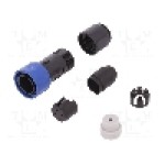 Conector circular, tata, 4 pini, BULGIN - PXP4010/04P/3035