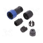 Conector circular, tata, 4 pini, BULGIN - PXP4010/04P/3540