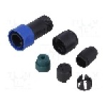 Conector circular, tata, 4 pini, BULGIN - PXP4010/04P/4045