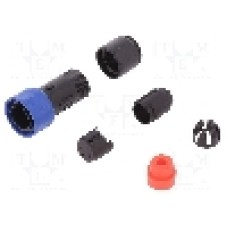 Conector circular, tata, 4 pini, BULGIN - PXP4010/04P/4550