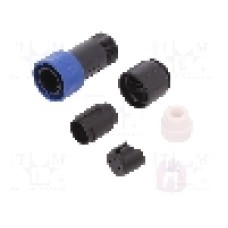 Conector circular, tata, 4 pini, BULGIN - PXP4010/04P/6065