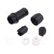 Conector circular, tata, 4 pini, BULGIN - PXP4011/04P/6065