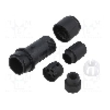 Conector circular, tata, 4 pini, BULGIN - PXP4011/04P/6570