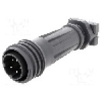 Conector circular, tata, 5 pini, BULGIN - EXP-A921/05/P