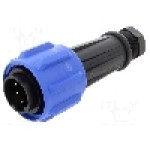 Conector circular, tata, 5 pini, BULGIN - PX0911/05/P