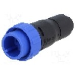 Conector circular, tata, 6 pini, BULGIN - PX0410/06P/6065