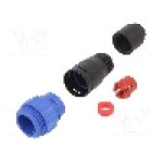 Conector circular, tata, 6 pini, BULGIN - PX0411/06P/4550