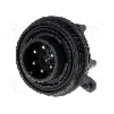 Conector circular, tata, 6 pini, BULGIN - PX0738/P