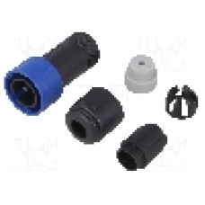 Conector circular, tata, 6 pini, BULGIN - PXP4010/06P/3035