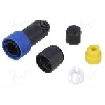 Conector circular, tata, 6 pini, BULGIN - PXP4010/06P/5055