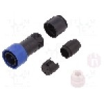 Conector circular, tata, 6 pini, BULGIN - PXP4010/06P/5560