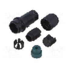 Conector circular, tata, 6 pini, BULGIN - PXP4011/06P/4045