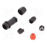 Conector circular, tata, 6 pini, BULGIN - PXP4011/06P/4550