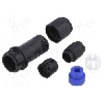 Conector circular, tata, 6 pini, BULGIN - PXP4011/06P/5560