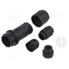 Conector circular, tata, 6 pini, BULGIN - PXP4011/06P/6570