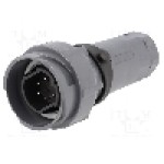 Conector circular, tata, 6 pini, BULGIN - PXP7011/06P/ST/0709