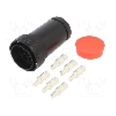 Conector circular, tata, 6 pini, BULGIN - PXP9010/06/P/1