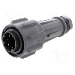 Conector circular, tata, 7 pini, BULGIN - EXP-0911/07/P Conector circular, tata, 7 pini, BULGIN - EXP-0911/07/P