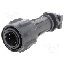 Conector circular, tata, 7 pini, BULGIN - EXP-A911/07/P