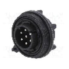 Conector circular, tata, 7 pini, BULGIN - PX0744/P