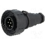 Conector circular, tata, 7 pini, BULGIN - PX0745/P