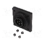 Conector circular, tata, 7 pini, BULGIN - PX0768/P