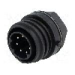 Conector circular, tata, 7 pini, BULGIN - PX0931/07/P Conector circular, tata, 7 pini, BULGIN - PX0931/07/P