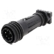 Conector circular, tata, 7 pini, BULGIN - PXA921/07/P