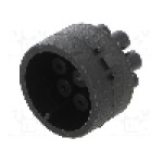 Conector circular, tata, 8 pini, BULGIN - 12734/1
