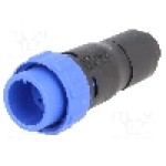 Conector circular, tata, 8 pini, BULGIN - PX0410/08P/6065