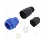 Conector circular, tata, 8 pini, BULGIN - PX0411/08P/6065