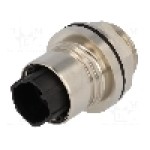 Conector circular, tata, 8 pini, BULGIN - PXM6012/08P/CR