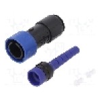 Conector fibra optica, {{Subtip conector}}, 1 pini, BULGIN - PXF4050