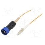 Conector fibra optica, {{Subtip conector}}, 1 pini, BULGIN - PXF4050BAA