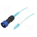 Conector fibra optica, {{Subtip conector}}, 1 pini, BULGIN - PXF4050CAA