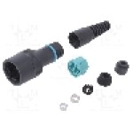 Conector fibra optica, {{Subtip conector}}, 2 pini, BULGIN - PXF6050A