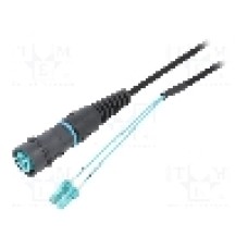 Conector fibra optica, {{Subtip conector}}, 2 pini, BULGIN - PXF6051AAB