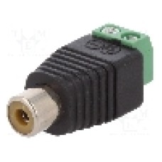 Conector RCA, {{Subtip conector}}, {{Producator}} - RCA-F-TB