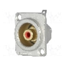 Conector RCA, mama, AMPHENOL - ACJD-RED