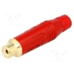 Conector RCA, mama, AMPHENOL - ACJR-RED