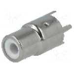 Conector RCA, mama, LUMBERG - BTOR 1 WEISS
