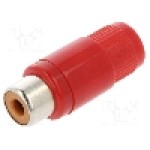 Conector RCA, mama, LUMBERG - KTO 1 ROT